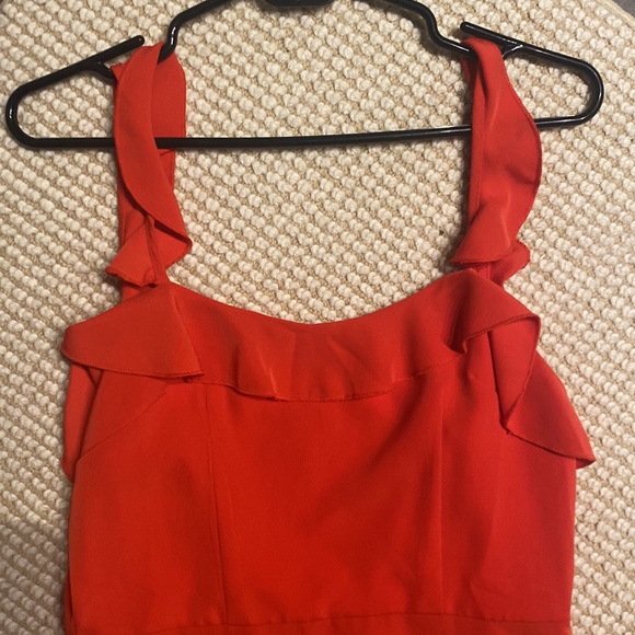 Red Mini Dress - Picture 3 of 5